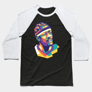 ALLEN IVERSON Art Design WPAP Baseball T-Shirt